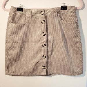 Camel/ beige Corduroy skirt